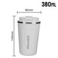 Thermo Cafe Double Stainless Steel Coffee Mug for Tea Water Coffee 380/510ML Leak_Proof Travel Thermo Cup Car Thermos Mug