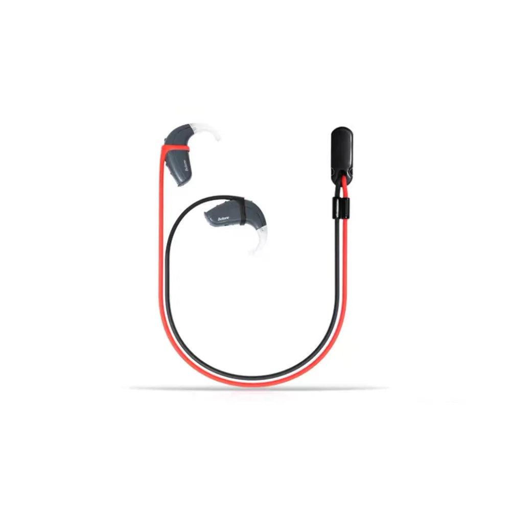 Anti Lost Rope Hearing Aid Adjustable Clips Rope Hearing Aid Clip Holder Hearing Aid Lanyard for Adults with Box 5 Colors