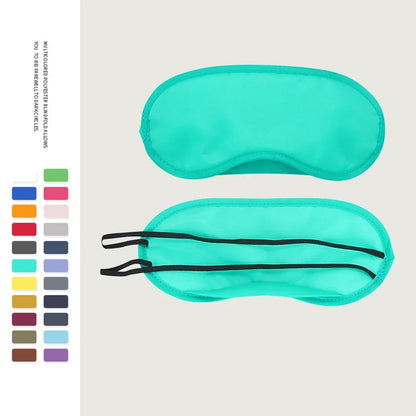 Silk Sleep Eye Mask Padded Shade Eye Cover Patch Sleeping Mask Eyemask Blindfolds Travel Relax Rest Women Men