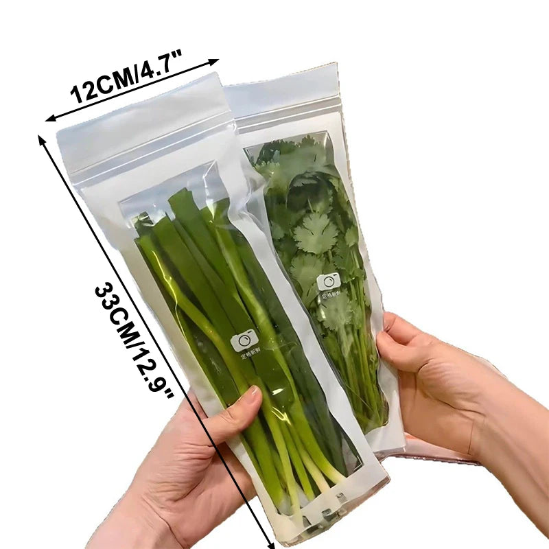 Fruits Vegetables Fresh-keep Bags Reusable Refrigerator Storage Bags Thickened Leakproof Containers Kitchen Sealed Packaging Bag