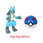 Pokemon Figure Pokeball Poke Ball Venusaur Charizard Gyarados Pikachu Mewtwo Gengar Blastoise Mew Eevee Box Elf for Kid Toy Gift
