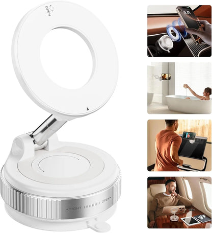 Car Mount Electric Vacuum Magnetic Holder 360° Adjustable Foldable Strong Suction Stand For GPS in Car For All Smartphones