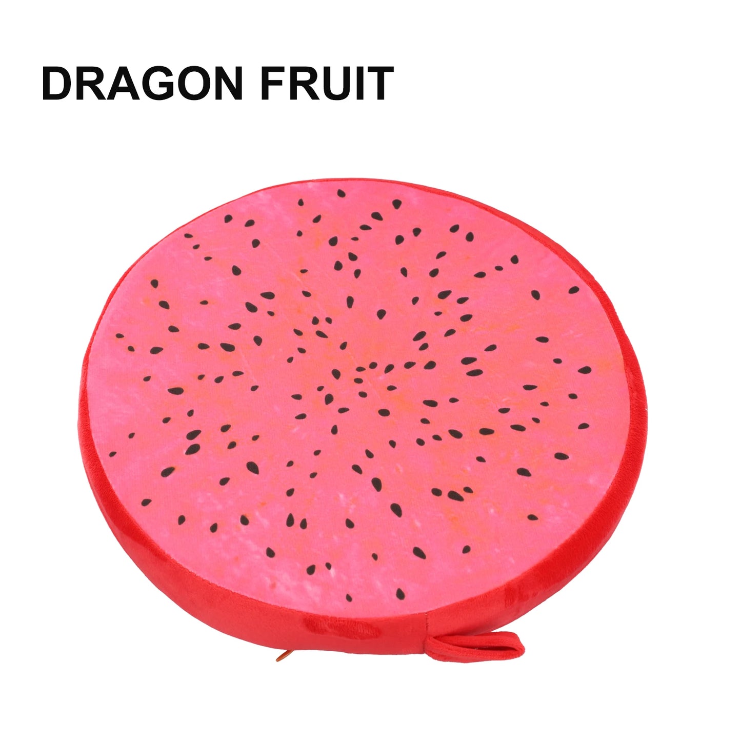 Cartoon Fruits Print Round Bar Chair Cushion Cover Anti-Slip Seat Cushion Slipcover Soft Stool Cushion Covers For Living Dining