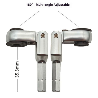 New Socket Torque Wrench Hand Tools 6.35mm Screwdriver Stainless Steel Hexagonal Ratchet Wrench Toughbuilt Mechanic Manual Tools