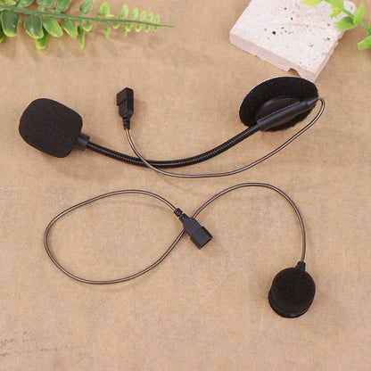 Motorcycle Helmet Bluetooth Intercom Microphone 3.5mm Speaker for Cardo Freecom Spirit Soft Wire Hard Wire Compatible