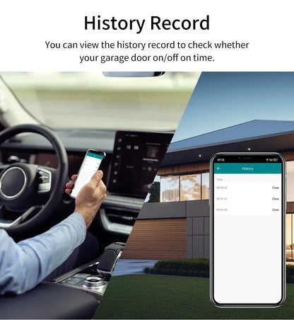 100-240V Tuya Zigbee WiFi Gate Opener Module Smart Garage Door Controller Switch Smart Life App Remote Control Alexa Google Home