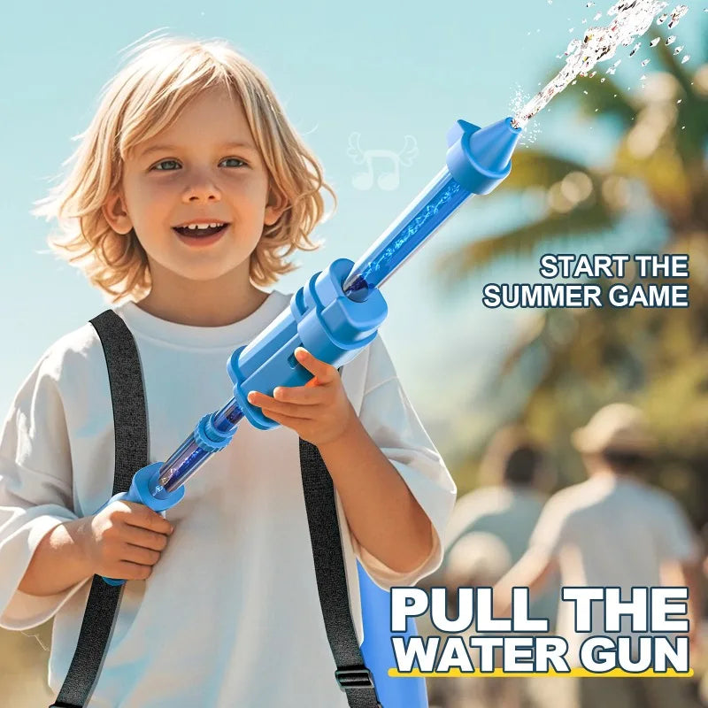 15L Large Capacity Backpack Pull Type Children Water Gun Adults Pump Power Manual Water Squirt Guns Summer Outdoor Toys for Kids