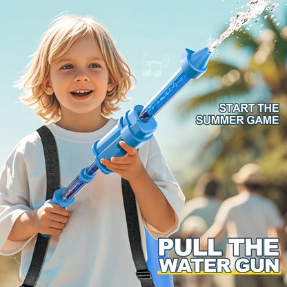 15L Large Capacity Backpack Pull Type Children Water Gun Adults Pump Power Manual Water Squirt Guns Summer Outdoor Toys for Kids