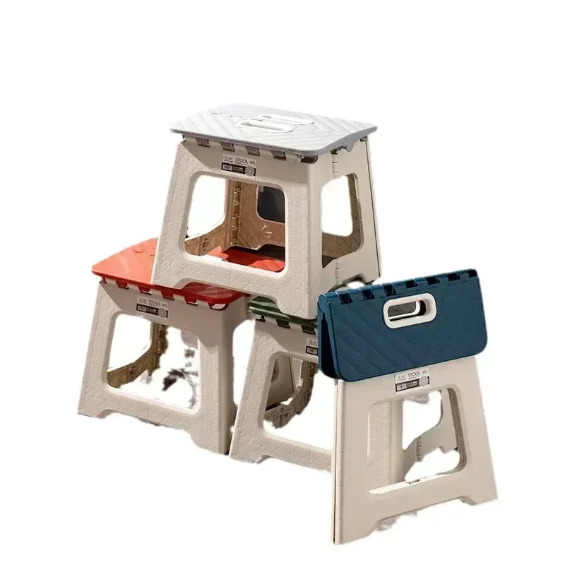 Popular Home Folding Stool Thickened Folding Stool Mini Portable Outdoor Picnic Camping Chair Portable Bench Train Mat Stool