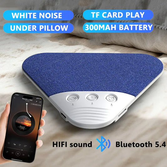 Mini Sleeping Bluetooth Speaker Rechargeable White Noise Sleep  Aid Soundbar Wireless Music Player Support TF Card Timed Shutdow