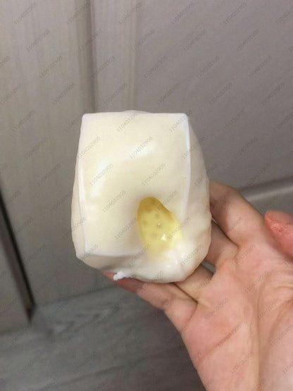Crunchy Whipping Cream Stress Ball Squishy Toys Moldable Whipped Cream Squeeze Ball ASMR Anti Stress Fidget Toys for Adults