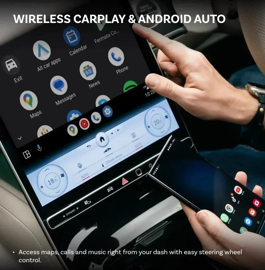 Ottocast OttoAibox P3 Pro AI Box Wireless CarPlay Android Auto QCM 6225 HDMI YouTube Netflix Video for Benz VW Ford Toyota