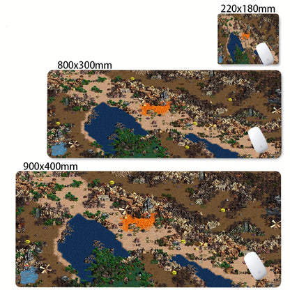Gaming Laptops Keyboard Mat Desk Protector Gamer Mats Anime Heroes of Might and Magic 3 Map Deskmat Laptop Accessories Mouse Pad