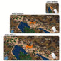 Gaming Laptops Keyboard Mat Desk Protector Gamer Mats Anime Heroes of Might and Magic 3 Map Deskmat Laptop Accessories Mouse Pad