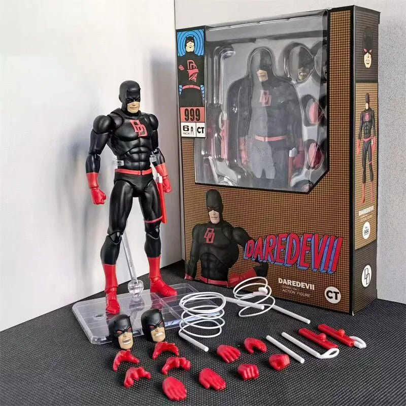 Ct Toys Daredevil Black 999 Red Mafex 223 Figure Comic Version Anime Action Figure Figurine Statue Model Toys gifts