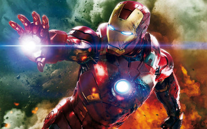 New AutoKing 1/1 Mk5 Iron Man Helmet Cosplay Voice Control Eyes with Light Model Toys for Adult Electric Wearable Christmas Gift