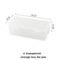 Transparent Plastic Box Screw Compartment Box Jewelry Earring Display Case Container Clear Terminal Organizer Tool Storage boxes