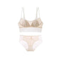 Sexy Lace Bralette No Underwire | French Triangle Cup Bra | Summer Thin Breathable for Women | Slimming Strappy Back Lingerie