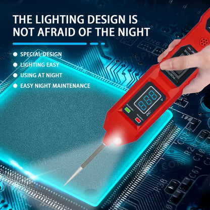 Inteligentny tester obwodów samochodowych 823, z wyświetlaczem napięcia LED — zasilany przez USB, kompatybilny z pojazdami o napięciu 3,5–36 V DC