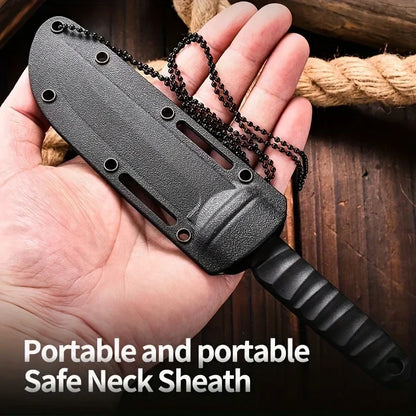 New Outdoor knife self-defense knife outdoor survival knife  high hardness one steel  portable mountaineering k