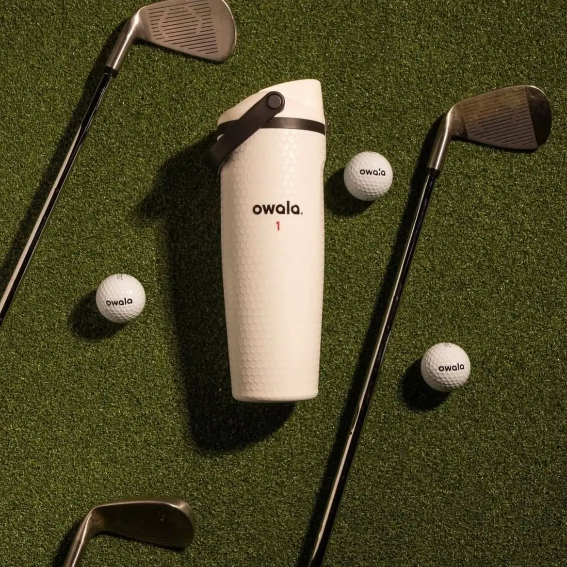 Sway 30oz Insulated Cup Golf Edition Handle Cup Insulated Water Bottle Sports Large Capacity Straw Water Cup