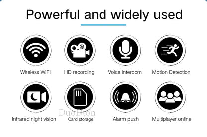 3MP WiFi Camera Home PTZ IP Camera Color Night Audio Wireless Surveillance Camera Auto Home Tracking Security CCTV Camera