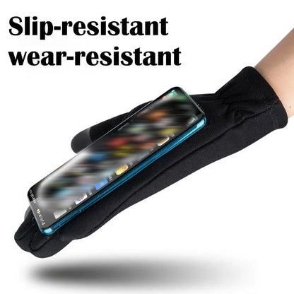 Summer Ice Silk Touchscreen Gloves Anti-Slip Waterproof Sunscreen Outdoor Gloves for Fishing Cycling