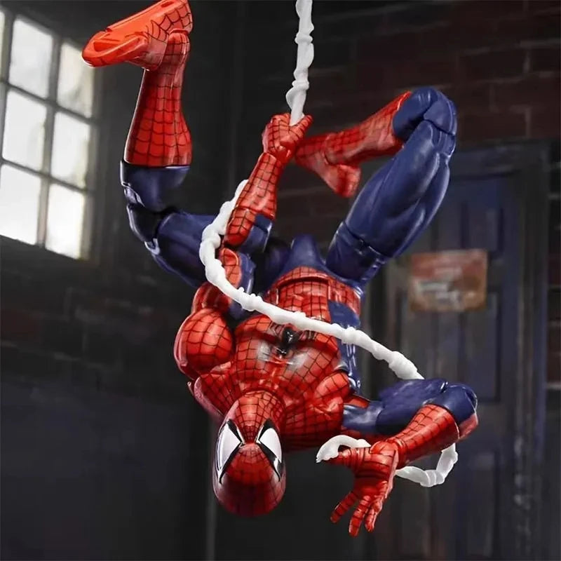 6 Inches Replica Maximum Series Ultimate Deluxe Spider-Man Action Figure Boys' Toys Collectible Desktop Ornament Surprise Gift