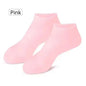 2 Pack Moisturizing Silicone Gel Socks for Dry Cracked Feet Nourishing Skin Lubricating Foot Care Massage Socks