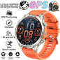 LIGE 2026 Nowy Męski Wojskowy Zegarek Smartwatch GPS Mapa Kompas Pamięć 4GB Bateria 1000mAh Wodoodporność 10ATM Rozmowy Bluetooth HD