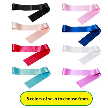 Diy Custom Personality Satin Sash Writen As You Want Wedding Bridal Shower Team Bride Tribe Satin Sash Bachelorette Party Decor