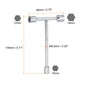 Uxcell T Handle Bicycle 3 Way Wrench 8mm 9mm 10mm 12mm 14mm 17mm 19mm Socket Spanner for Cycling Repair Wrenches Hand Tools