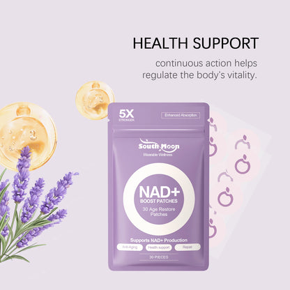 30/60/90pcs NAD+ Boosting Transdermal Patches For Anti Aging Enhance Energy Support Immune Cellular Health Body Wellness Patch
