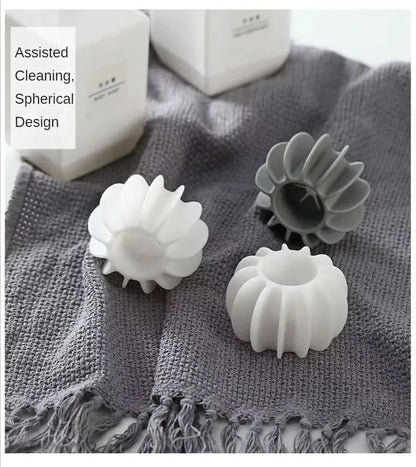 1/3/5Pcs Magic Laundry Balls Clothes Stain Removal Silicone Reusable Washing Ball for Knot Prevention Hair Catcher Cleaning Tool
