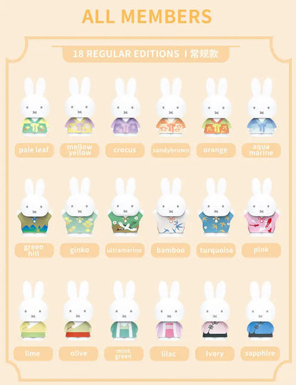 Genuine Blind Box Kawaii Miffy Cartoon Cute Doll Desktop Decoration Figure Birthday Gift Gift Toy for Girl