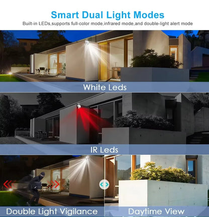 v360 pro WiFI IP Smart Camera 8MP HD Color Night Vision Wireless Home Security Camera 2-Way Sound And Motion Push Notification