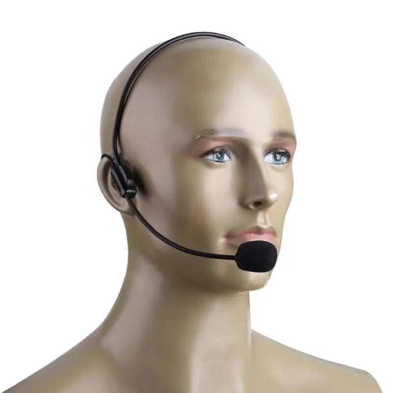 New Portable Head-mounted Headset Microphone Wired 3.5mm Plug Guide Lecture Speech Headset Mic For Teaching Meeting bee ear mic