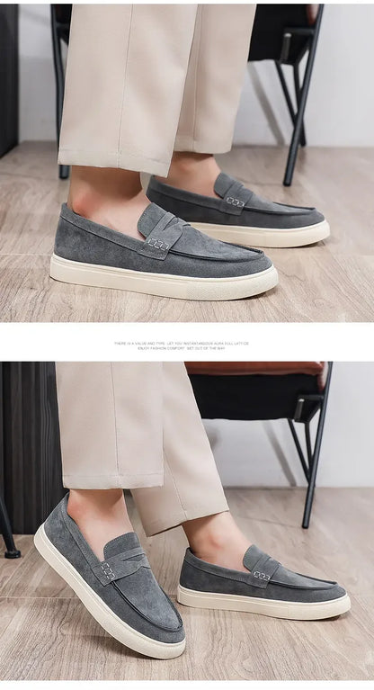 Daily Comfort Loafers Breathable Construction Dissipate Heat, Lightweight Build Lower Burden for Tired-Free Daily Movement