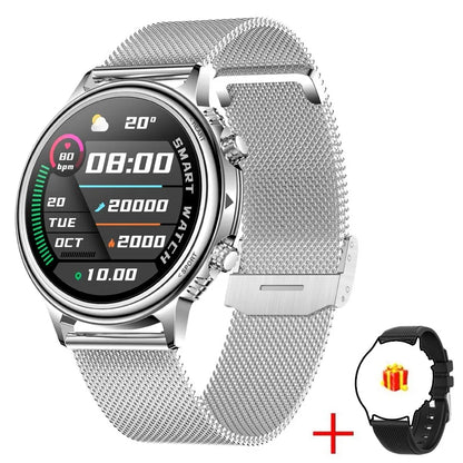 2026 AI Głos Mężczyźni Smartwatch Wojskowy Monitor Zdrowia Bezprzewodowe Połączenia Fitness Wodoodporny Sportowy Smartwatch dla Telefonów z iOS i Androidem