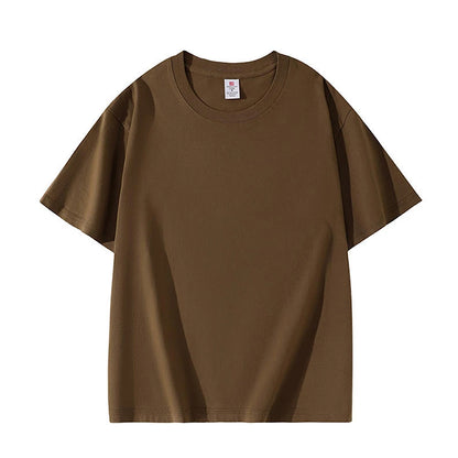3pcs/lot Custom Workwear 100% Cotton T Shirt 220g Printed Embroidered Team Group Clothing Personalized Work Clothes Uniforms