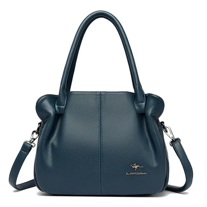 Luxury Handbags Women Bags Designer 3 Layers Leather Hand Bags Big Capacity Tote Bag for Women Vintage Top-handle Shoulder Bags