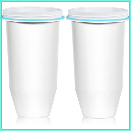 5-Stage Water Filter Replacement for Zero Pitcher, Reduces Lead & TDS, 2-Pack