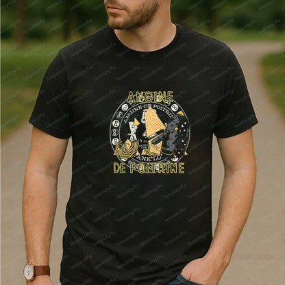 Angine De Poitrine Mens T-shirts and Tank Tops - Summer Short-sleeved Men's and Women's Comfortable T-shirts