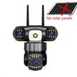15MP IP Wifi Camera Solar Camera Outdoor 3 Lens 3 Screen 10X Zoom PIR Human Detect Cameras Night Vision CCTV Security Protection