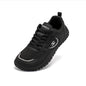 HOBIBEAR Unisex Wide Toe Sneakers Comfortable Walking Shoes Lace Up Outdoor Travel Breathable Running Sneakers