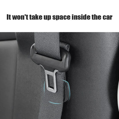 Suede Magnetic Suction Car Seat Belt Fixing Clips Auto Belt Holder Stabilizer Fastener Adjustable Clip Seatbelt Stopper