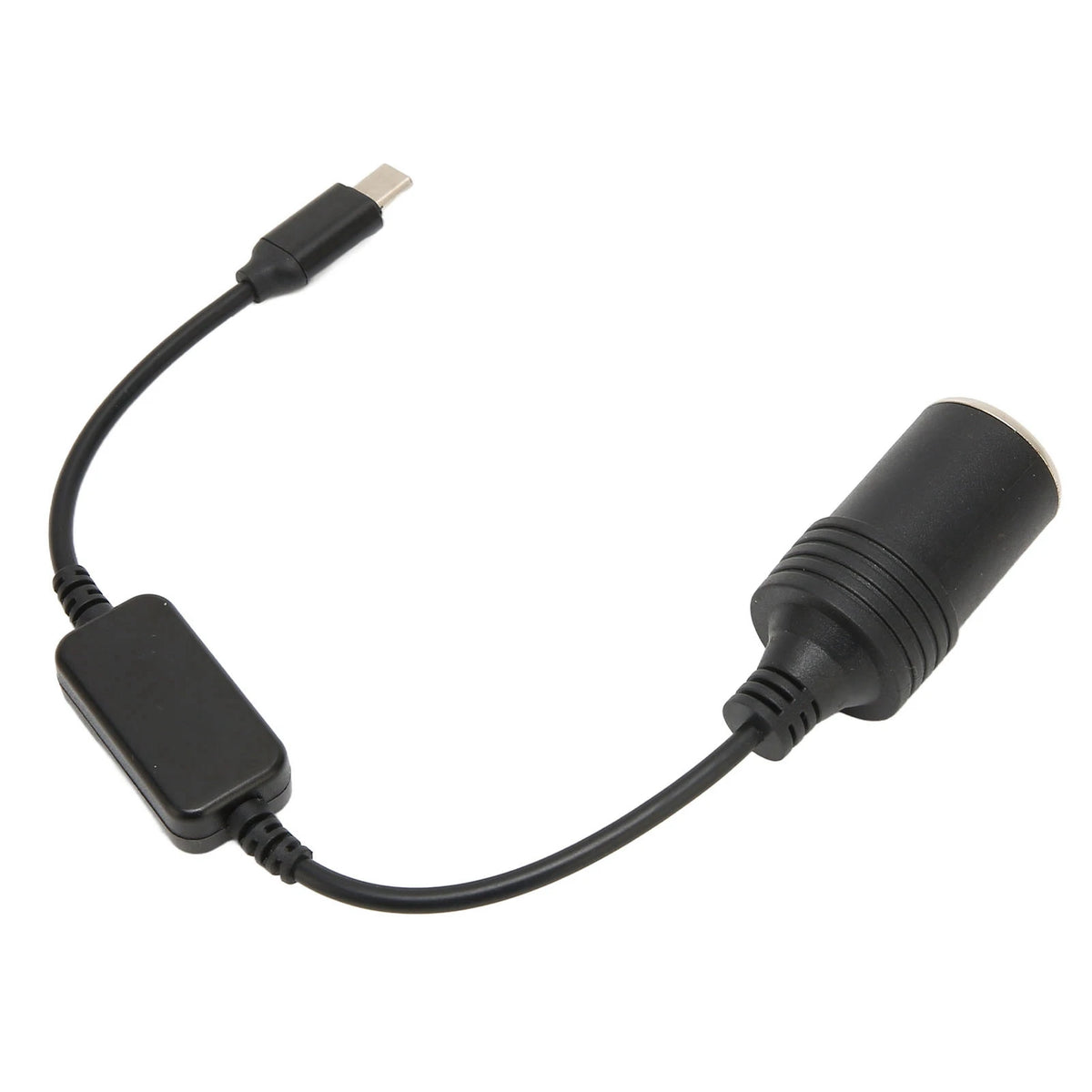 5V USB C To 12V Car Cigarette Lighter Converter Plug and Play Car Electronics Accessories Safe Male To Female for Car Recorder