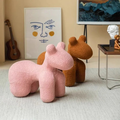 Modern creative single sofa ornament gift living room chairs Design Relaxing chair home furniture lint Pony stool chair