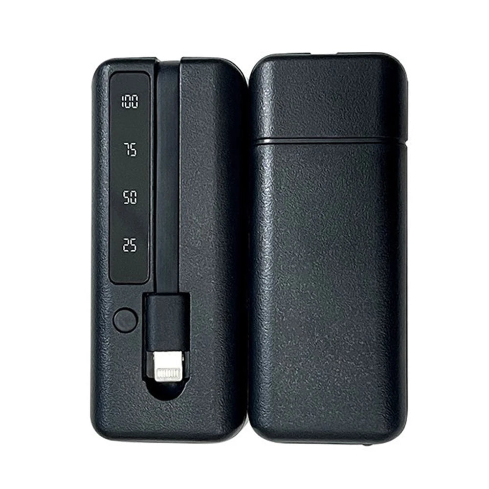 1*18650/18700/20700/21700 Battery Charger Type-C USB Ports Power Bank Case DIY Shell Kit Cell Phones Powerbank Box with Cable