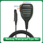 Baofeng Microphone UV-68 Pro Max V2 Walkie Talkie Waterproof PTT Speaker Mic for UV-9R Pro UV S22 UV-98 BF 9700 GT 3WP Ham Radio